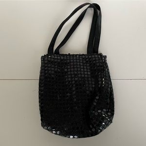 Sequin Purse - Small, Black